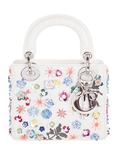 christian dior bag flower|authentic Christian Dior bags.